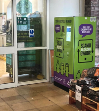 ARP in the entrance lobby of Morrisons