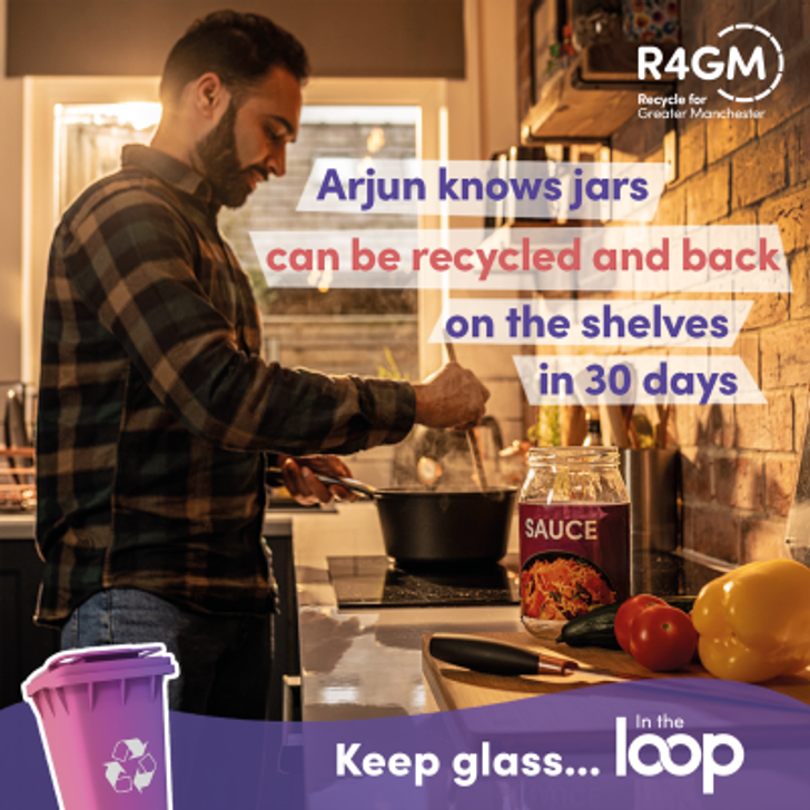 InTheLoop Campaign Greater Manchester Arjun Glass Jar