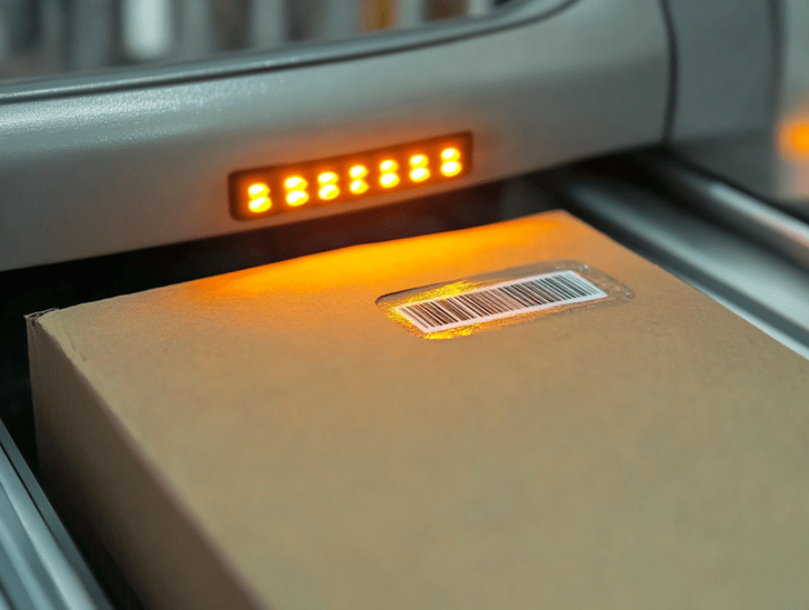 Cardboard packaging with RFID tag