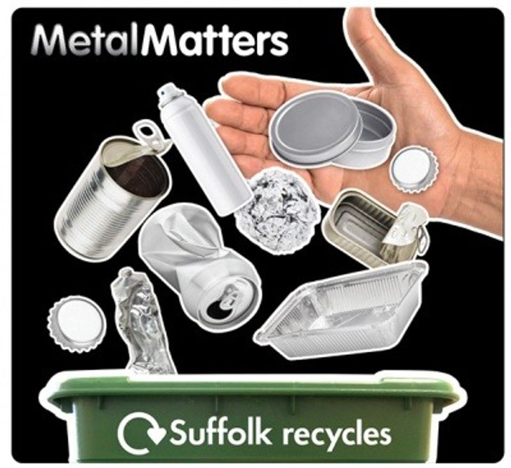 Metal packaging recycling