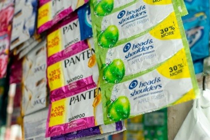 Single-use plastic sachets