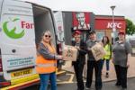 An eight-month pilot scheme has seen more than 27,500 surplus meals circulated to over 22 community groups