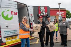 An eight-month pilot scheme has seen more than 27,500 surplus meals circulated to over 22 community groups
