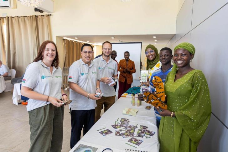 Staff from CIWM and Dennakuwo Circular Economy Network