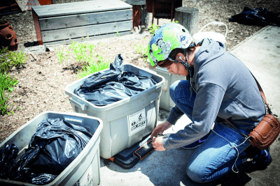 Small-scale composter in New York