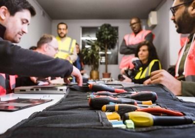 The Fixing Factory in action