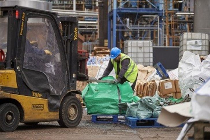 FFM on-site recycling yard