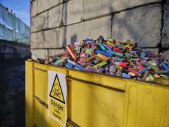 Material Focus study shows that vape use continues to rise, with the government’s disposable vape ban unlikely to prevent increasing environmental damage