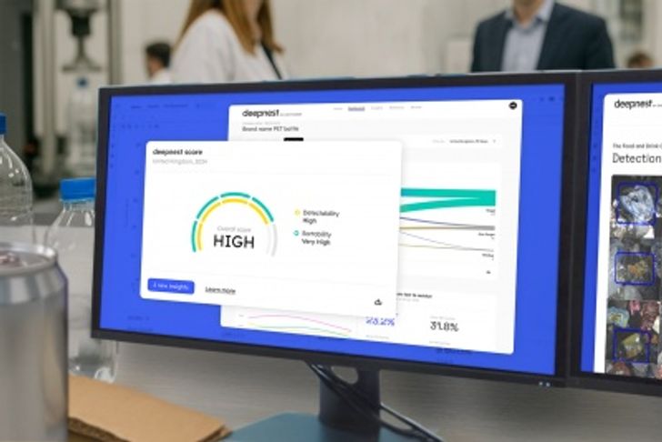Computer screen displays Deepnest performance insights