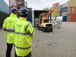 Environment Agency and Metropolitan Police detain two men for unlawfully selling fictitious recycling export documentation