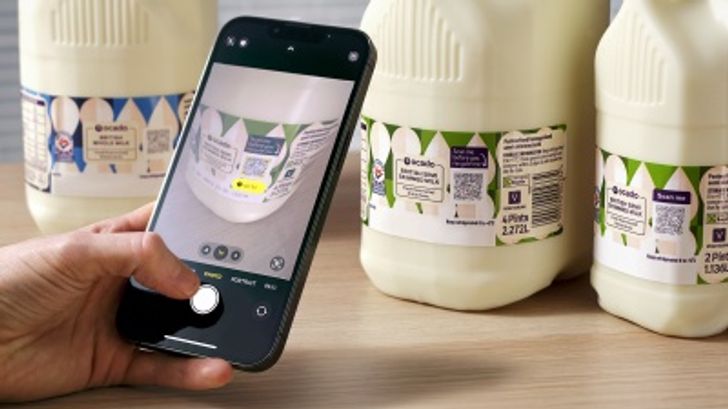 Digital deposit return scheme Ocado Polytag