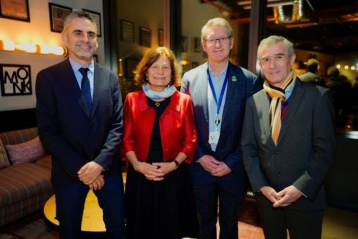 Stéphane Leroux, Executive Director International Food Waste Coalition (IFWC), WRAP CEO Harriet Lamb, Director of Impact Growth WRAP Dr Richard Swannell and Didier Sandoz, President IFWC.