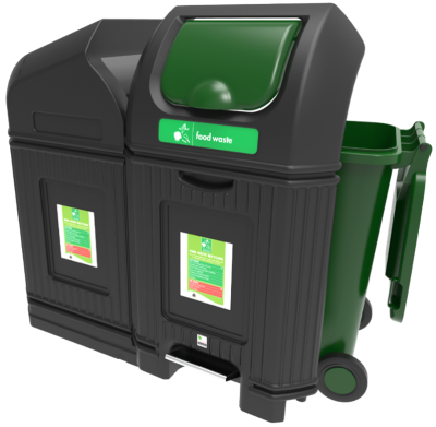 Heritage XL Food Waste Bin Wheelie Bin