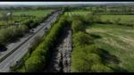 Aerial footage of Kidlington illegal waste site