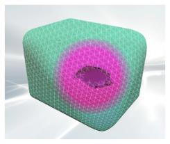 The proposed box has potential to heal itself, due to its webbed nervous system and regenerative ‘scar tissue’