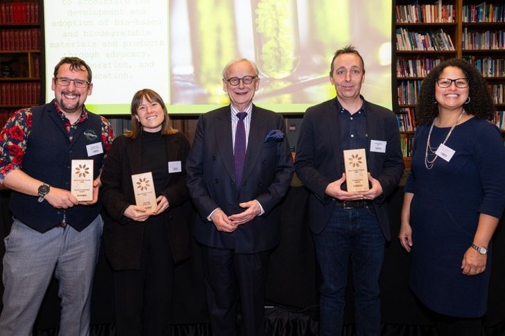 Lord Deben and award winners at Demeter Awards