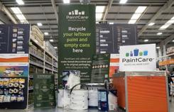 Paintcare collection point ina DIY store
