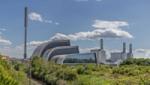 SUEZ recycling and energy recovery futuristic building in Severn Beach