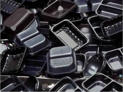 black plastic packaging