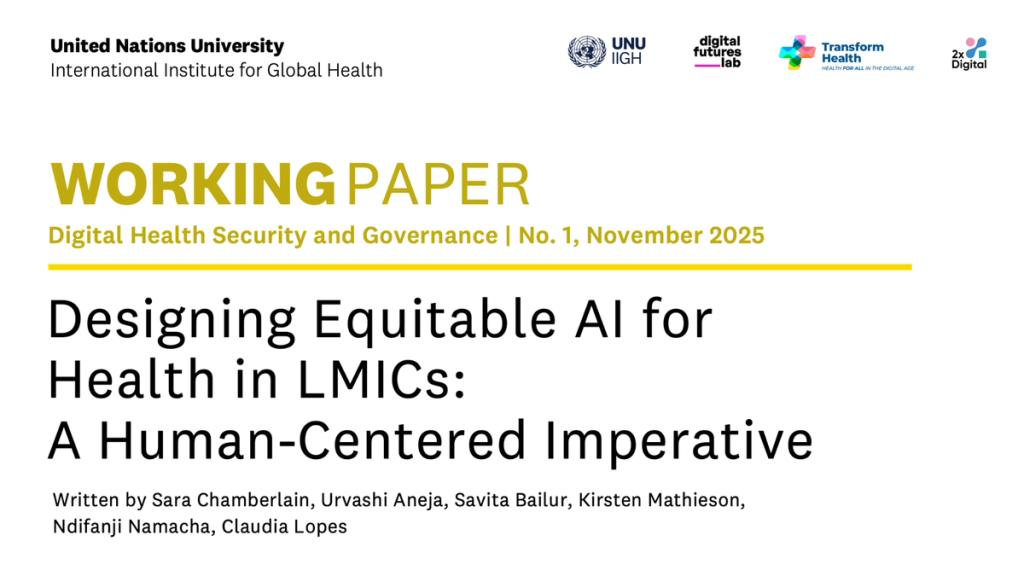 Designing Equitable AI for Health in LMICs: A Human-Centered Imperative