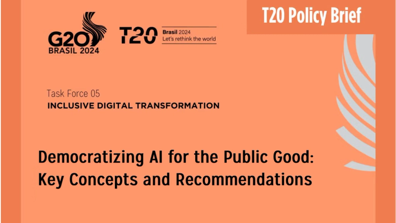 Democratising AI for the Public Good: Key Concepts and Recommendations