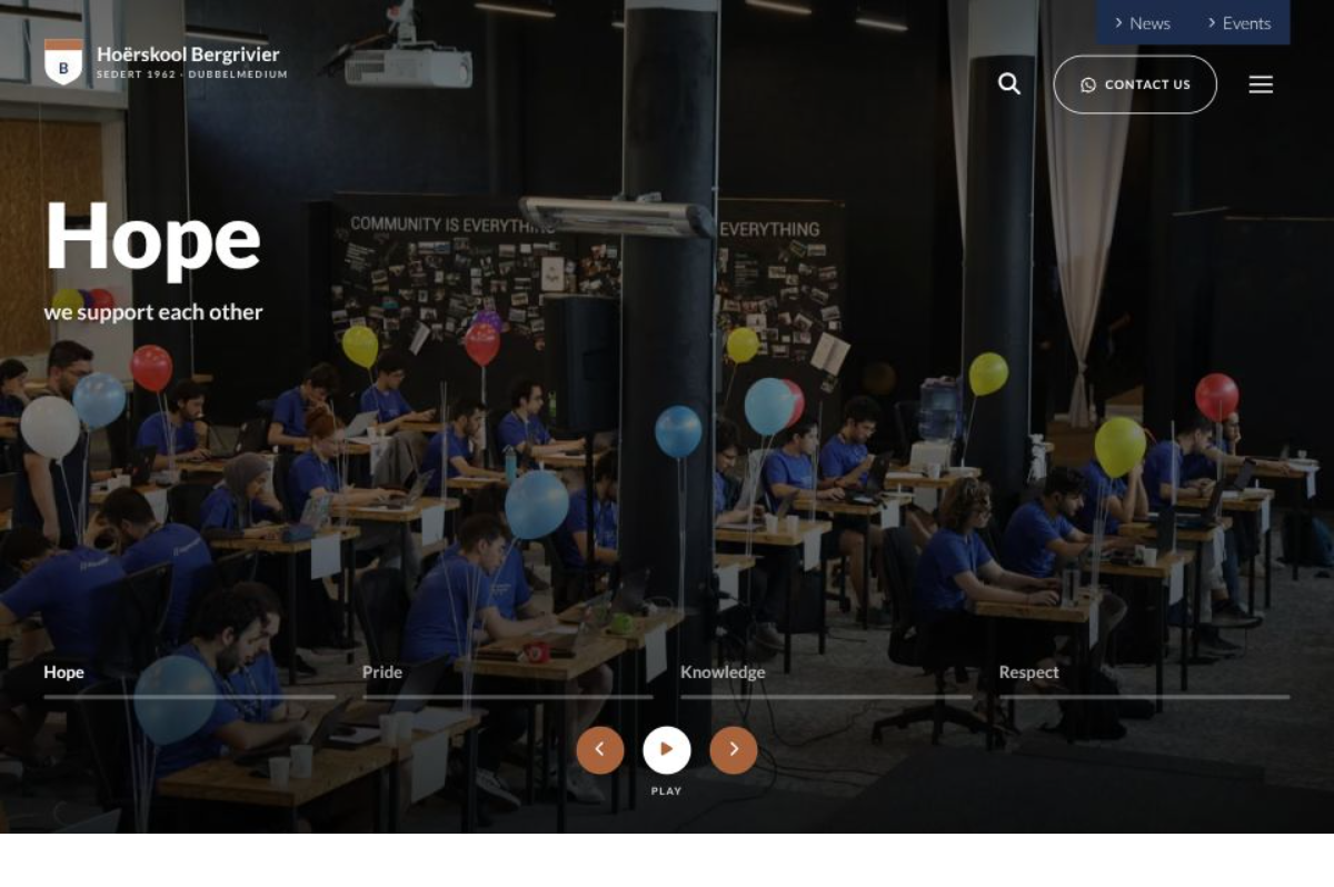 School Website Template project preview