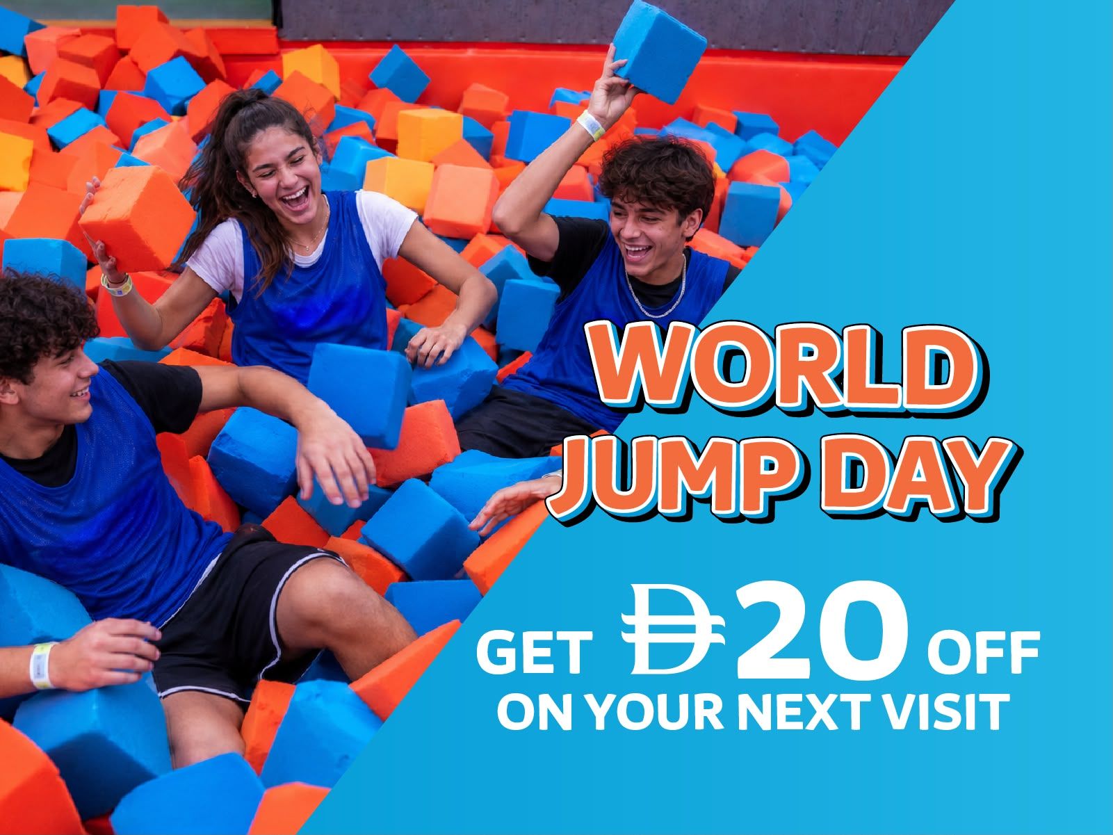 World Jump Day: 20 AED Comes Back to You