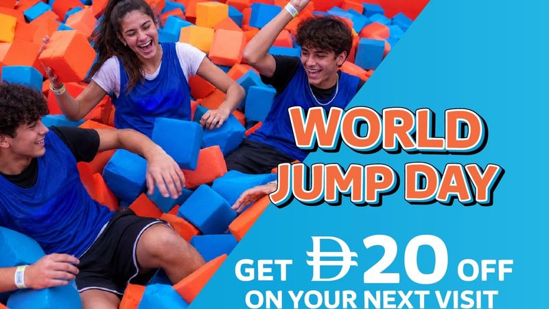 World Jump Day: 20 AED Comes Back to You
