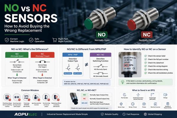 NO vs NC Sensors: How to Avoid Buying the Wrong Replacement