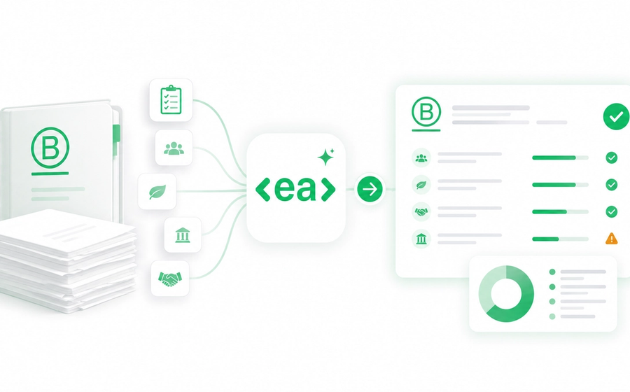 B Corp Gap Analysis with AI – Faster Compliance & Standards Assessment