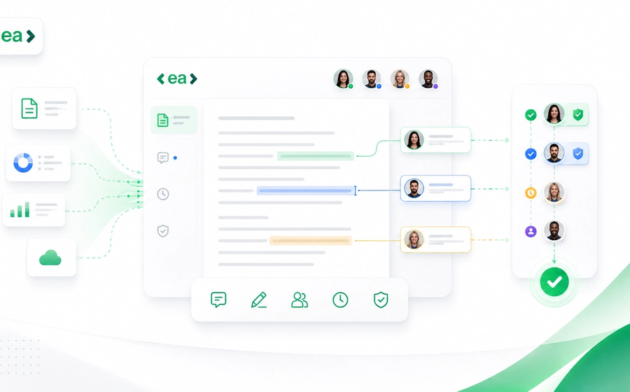 Introducing Team Collaboration and Approval Workflows in EA