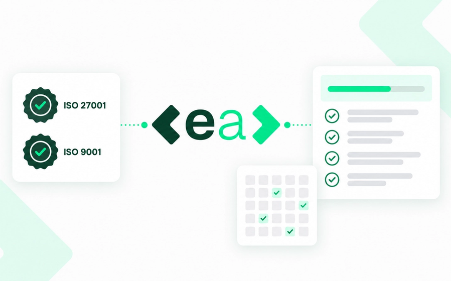 EA is now ISO 27001 and ISO 9001 certified