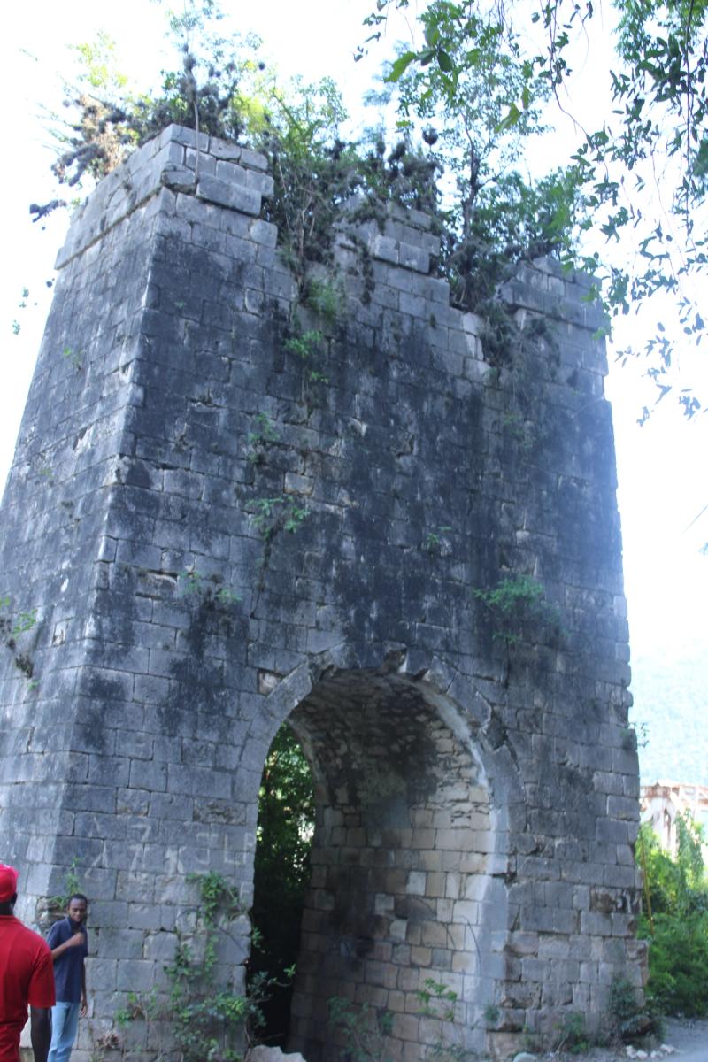 Easington Suspension Bridge Piers — photo 1