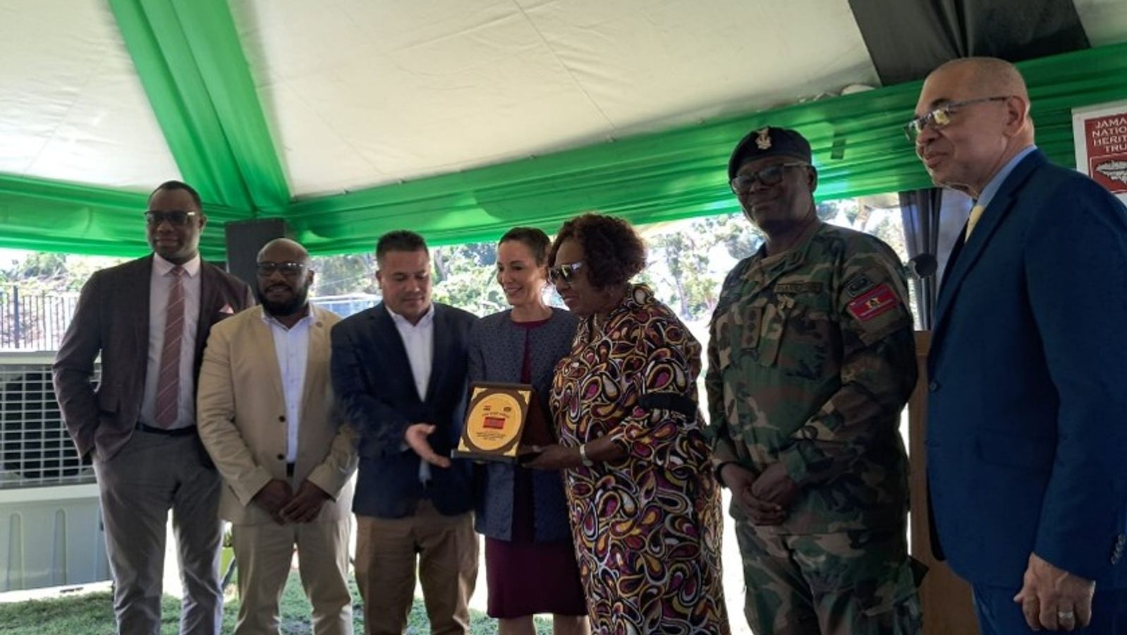 Open House Ceremony Celebrates Gift of African Houses from the Government of Ghana