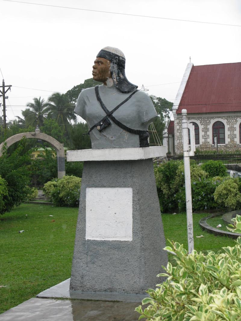 Bust of Cudjoe, Chapelton — photo 1