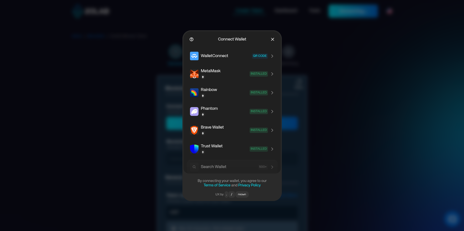 Connecting web3 wallet with WalletConnect