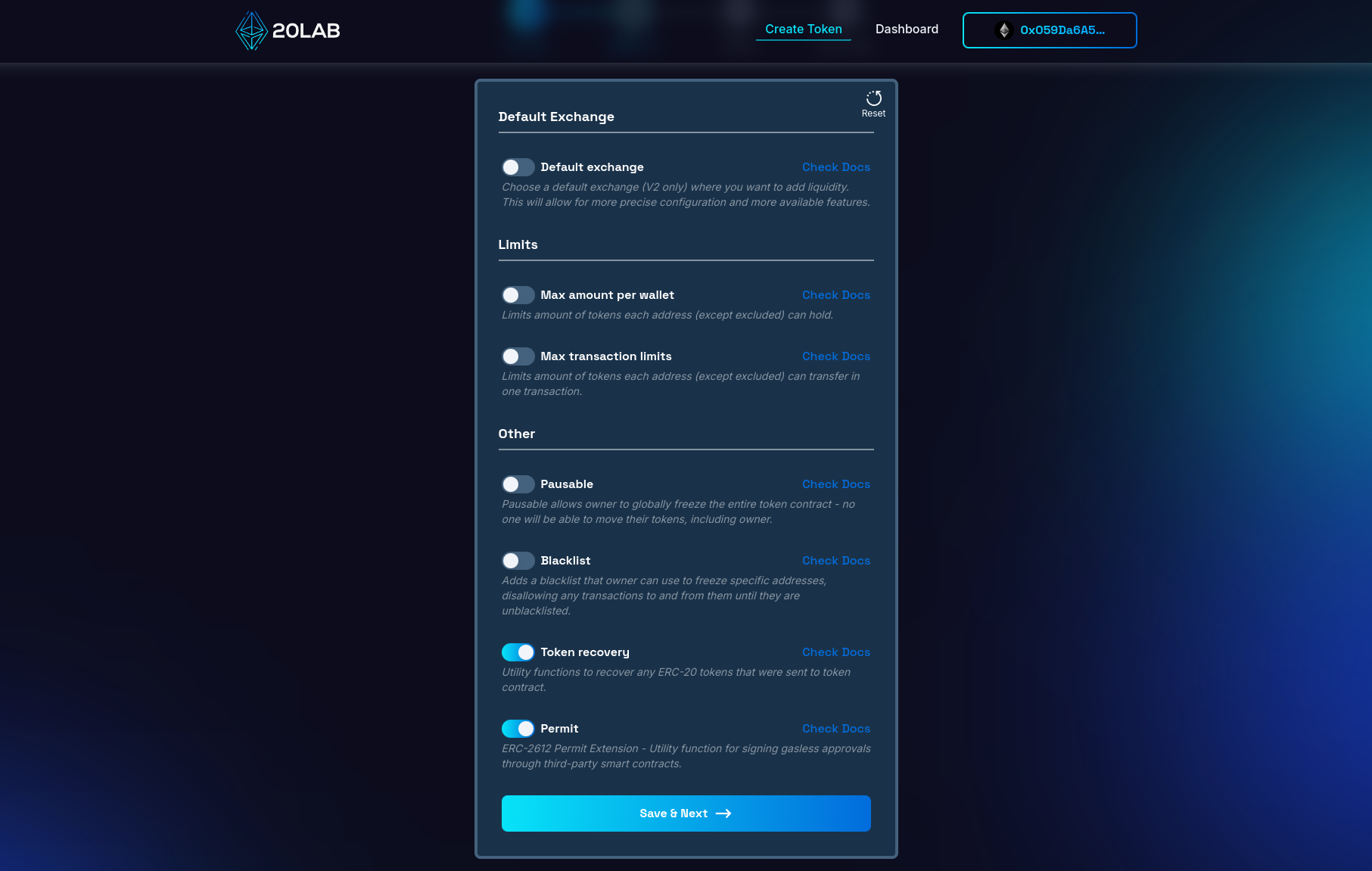 Enabling Permit extension for ERC-20 token