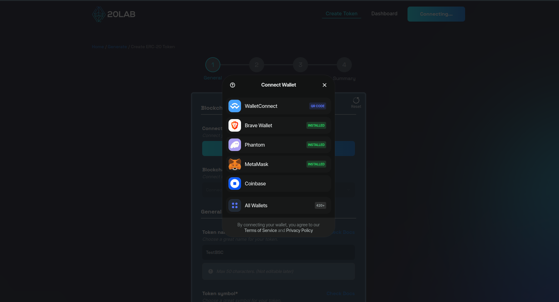 Connecting web3 wallet with WalletConnect