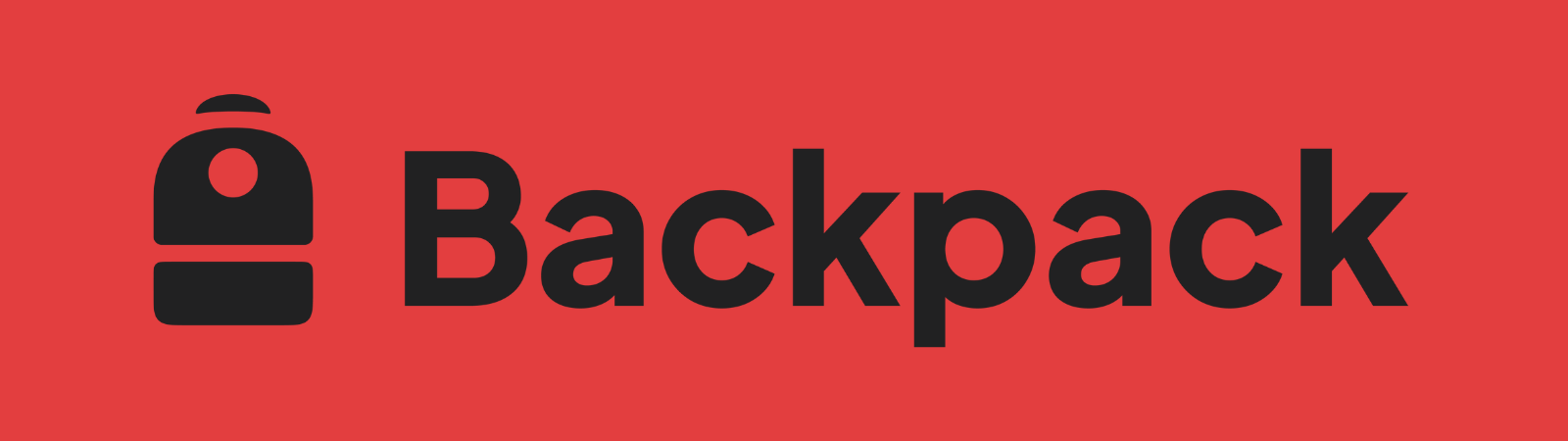 Banner with the Backpack wallet logo