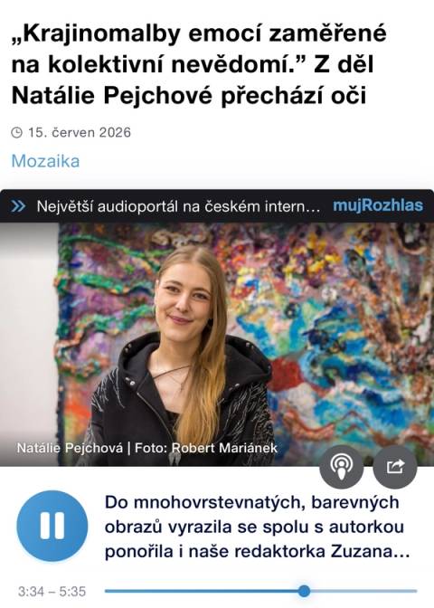 natálie pejchová - rozhlas vltava