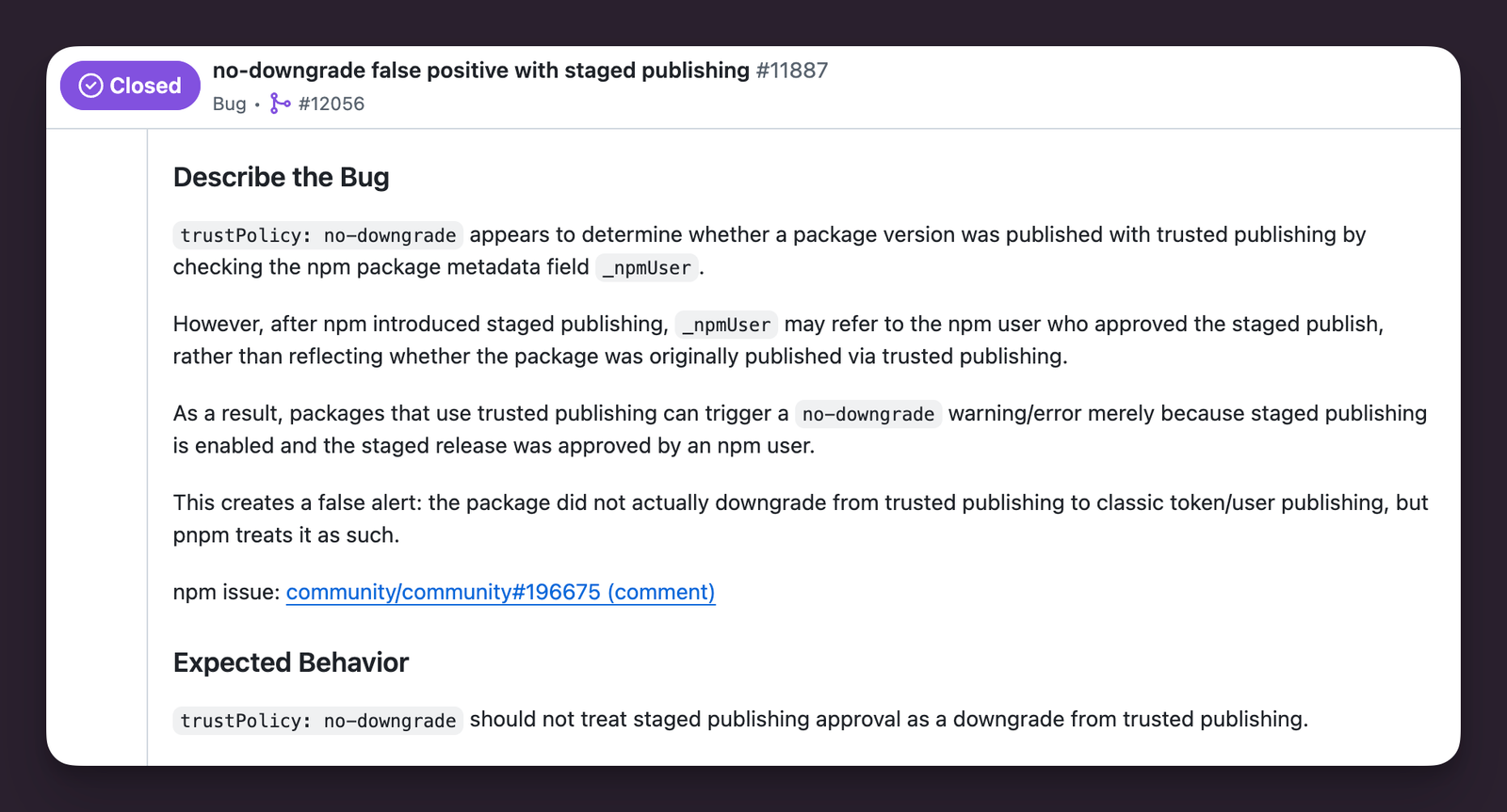 pnpm 11.5 Adds Support for Recognizing npm Staged Publishes