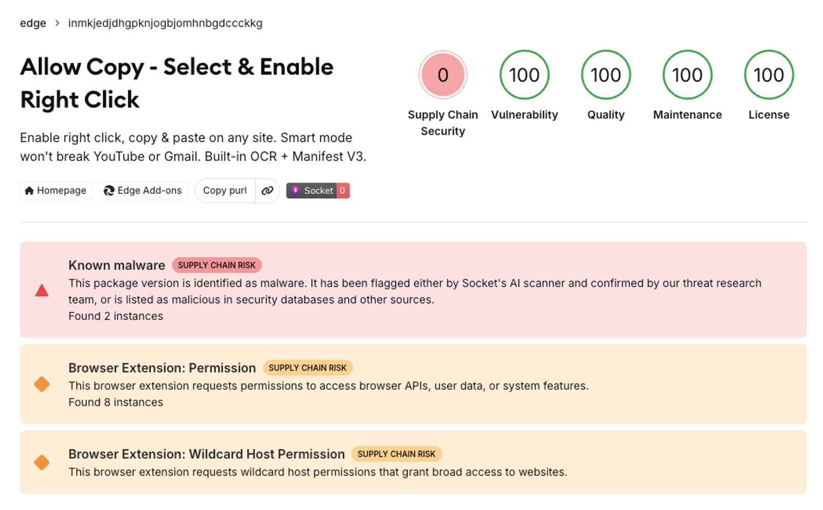 Socket Now Protects the Microsoft Edge Extension Ecosystem