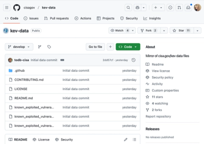 CISA Brings KEV Data to GitHub