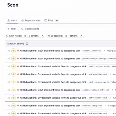 Introducing GitHub Actions Scanning Support