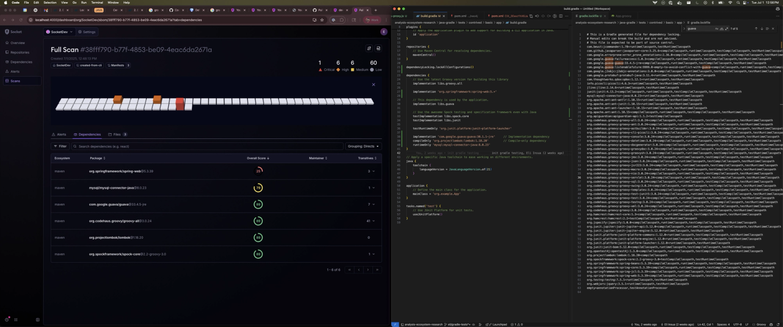 Native Gradle Lockfile Support in Socket