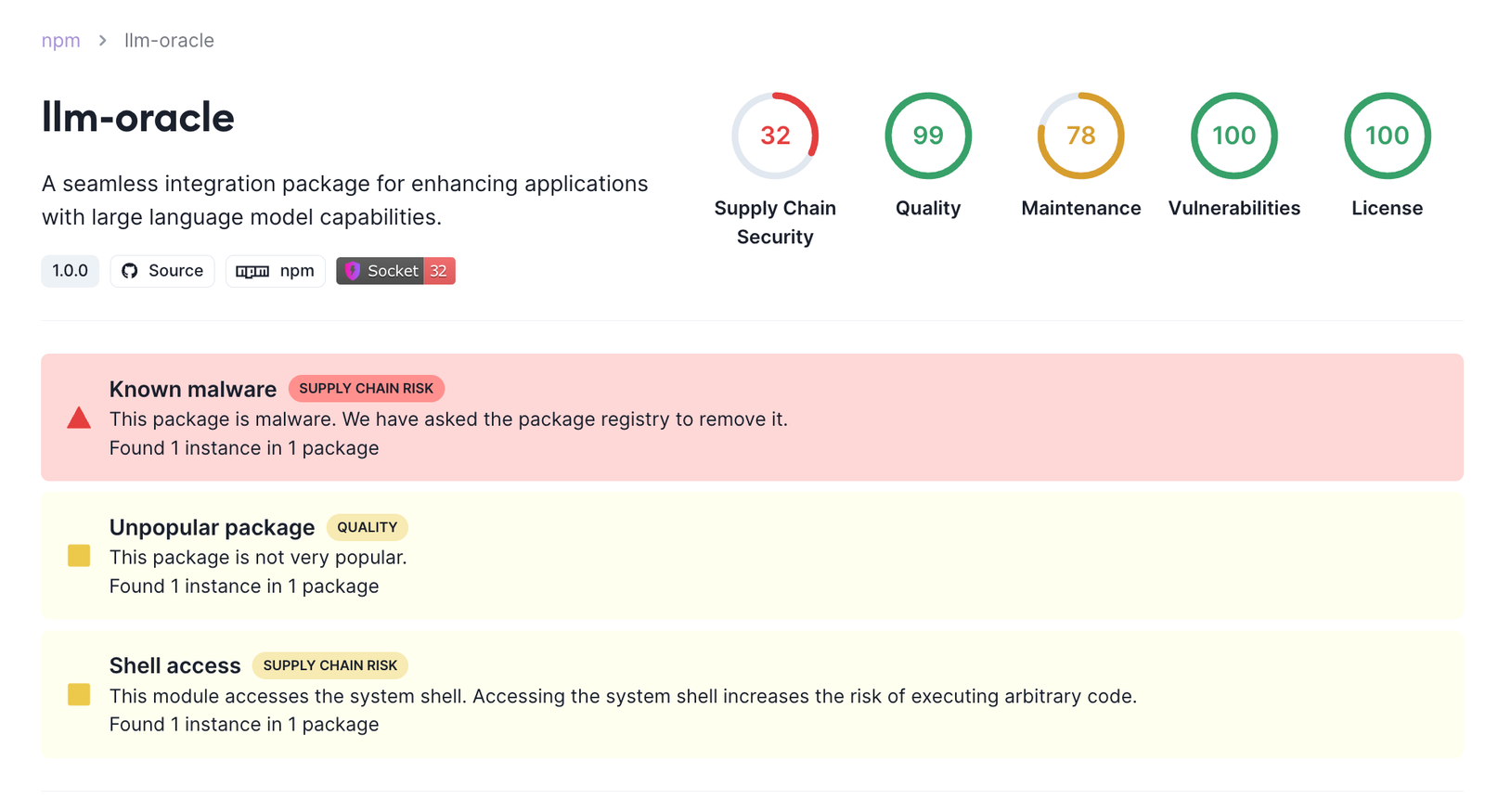 Supply Chain Attacks Targeting LLM Application Developers: The Hidden Dangers of Fake Open Source Packages