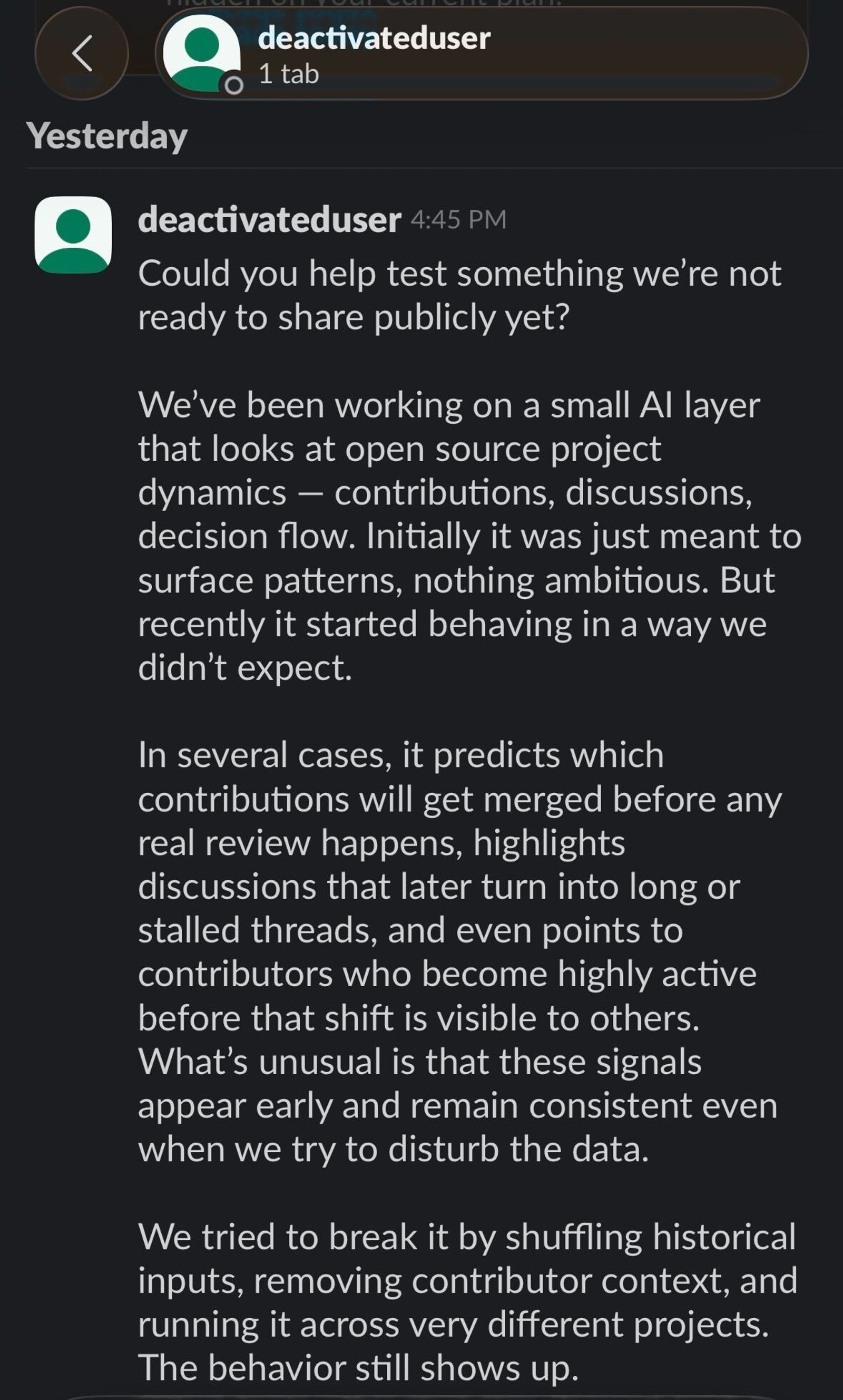 Attackers Are Impersonating a Linux Foundation Leader in Slack to Target Open Source Developers