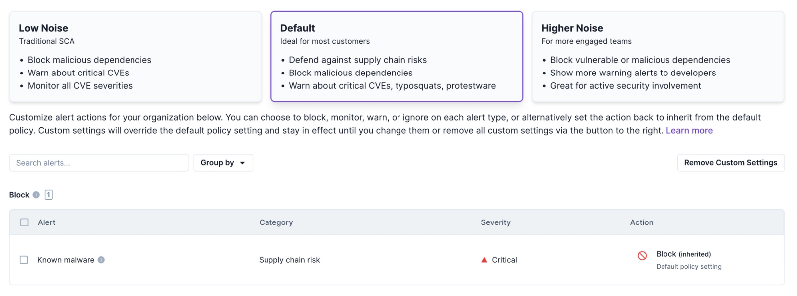 Announcing New Default Security Policies