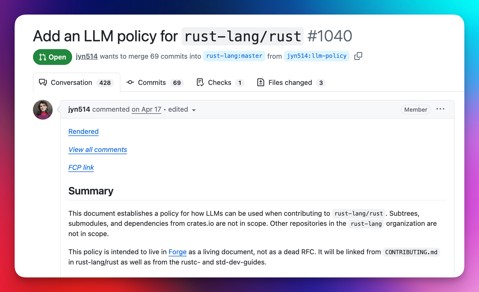 Rust Moves to Restrict LLM Use in Contributions After Months of Internal Debate