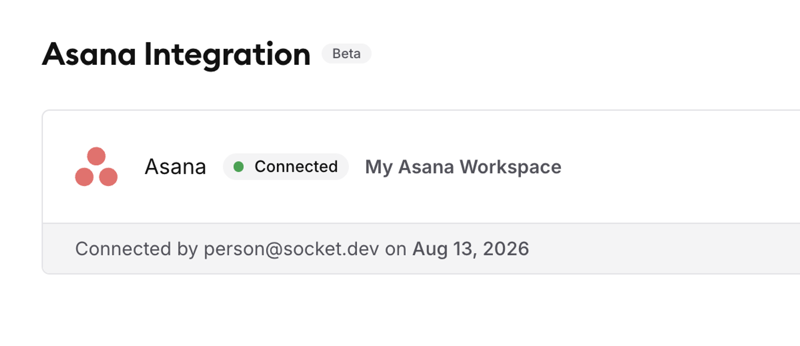 Socket for Asana Is Now Available